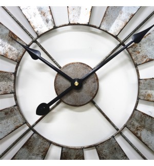 24 inch European retro round wall clock