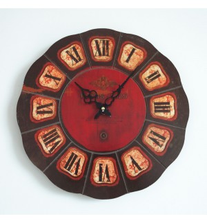 European creative retro wall clock