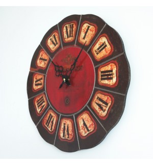 European creative retro wall clock