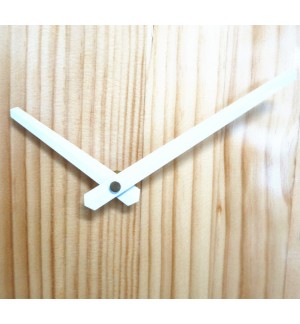 Simple solid wood clock pine wood wall clock