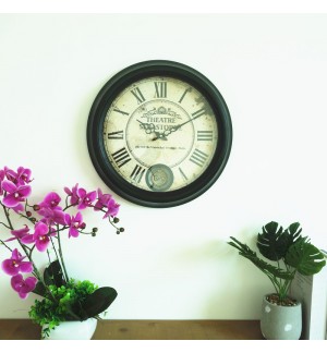 European and American classic iron swing wall clock