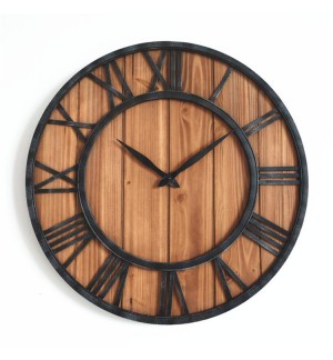 American style wall clock retro creative clock