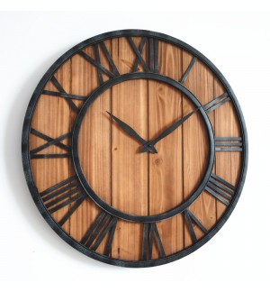 American style wall clock retro creative clock