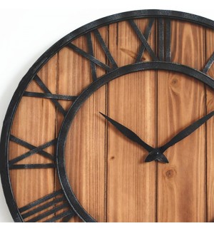 American style wall clock retro creative clock