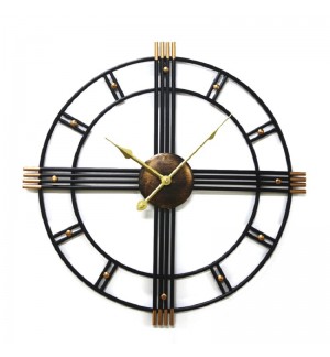 Industrial style wall clock