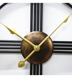 Industrial style wall clock