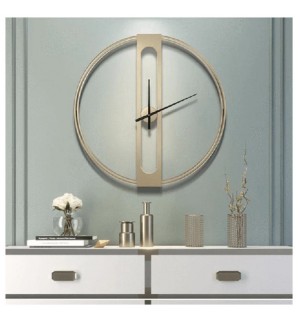 Modern simple stylish metal clock