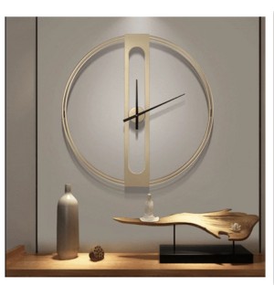 Modern simple stylish metal clock