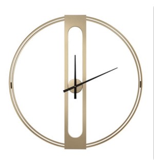 Modern simple stylish metal clock