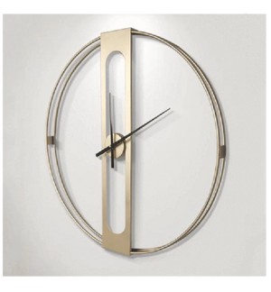 Modern simple stylish metal clock